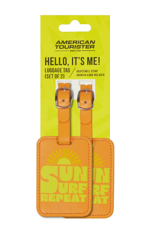 Бирка на чемодан (2 шт.) American tourist. ta SUN SURF REPEAT - samsonite.ua