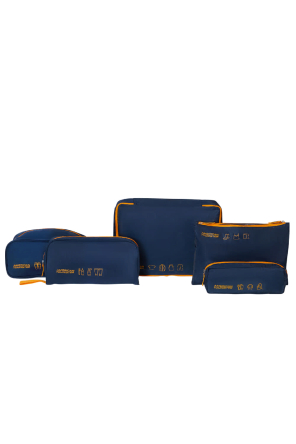 Набор из 5 органайзеров для упаковки American tourist. ta NAVY/ORANGE - samsonite.ua