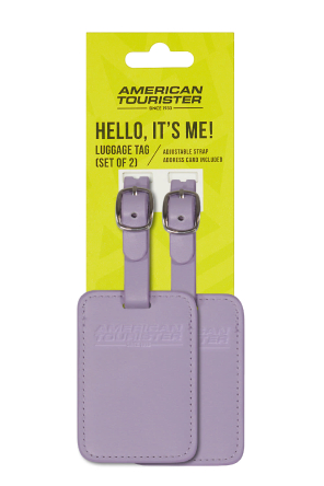 Бирка на чемодан (2 шт.) American tourist. ta DIGITAL LAVENDER - samsonite.ua